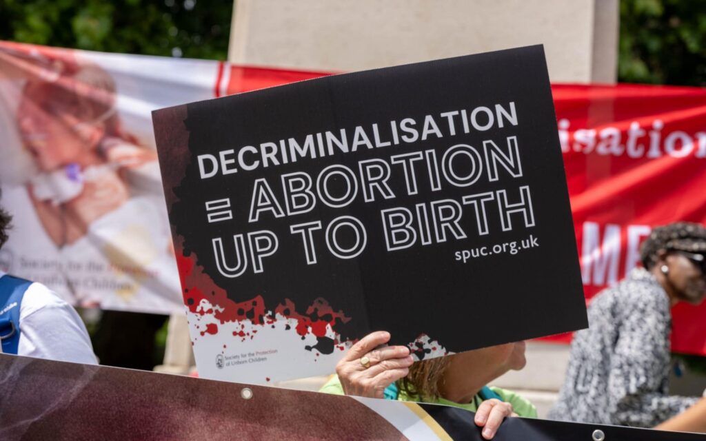 House of Lords chamber ahead of debate on abortion decriminalisation in England and Wales
