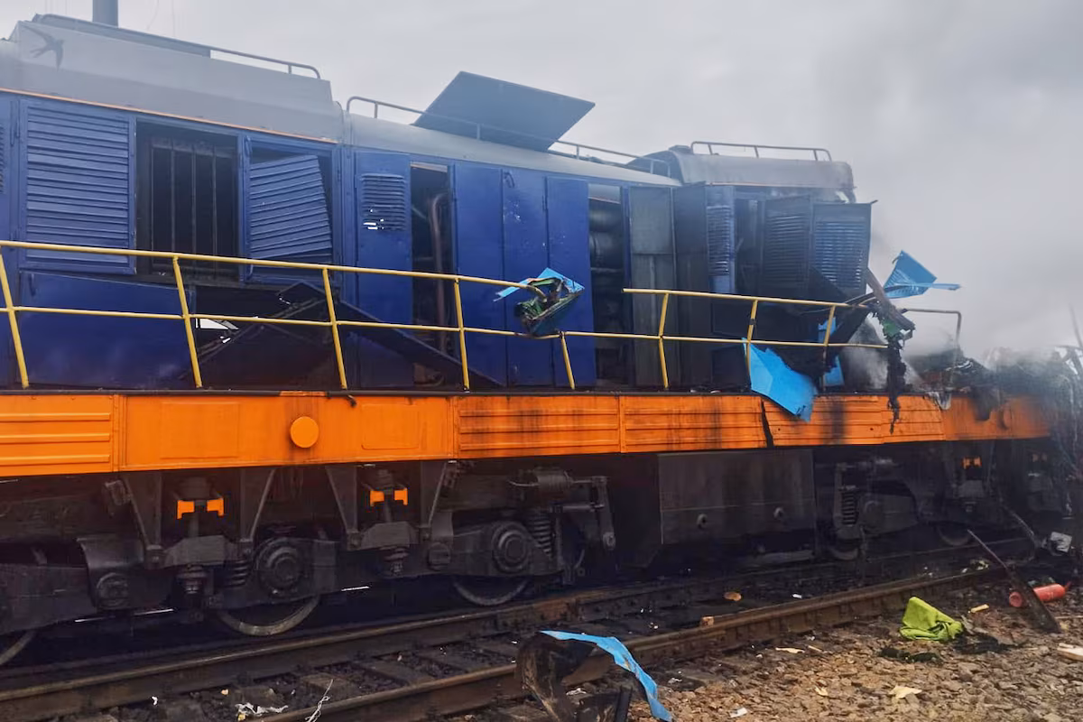 Russian Drone Strikes Train Moments After Boris Johnson's Diplomatic Convoy Clears Ukrainian Border Station